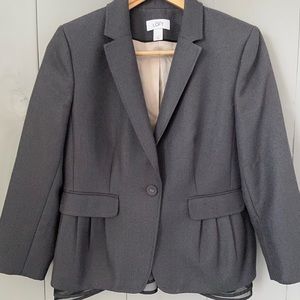 Loft Gray Tweed Blazer